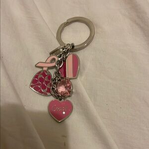 Pink Heart Keychain